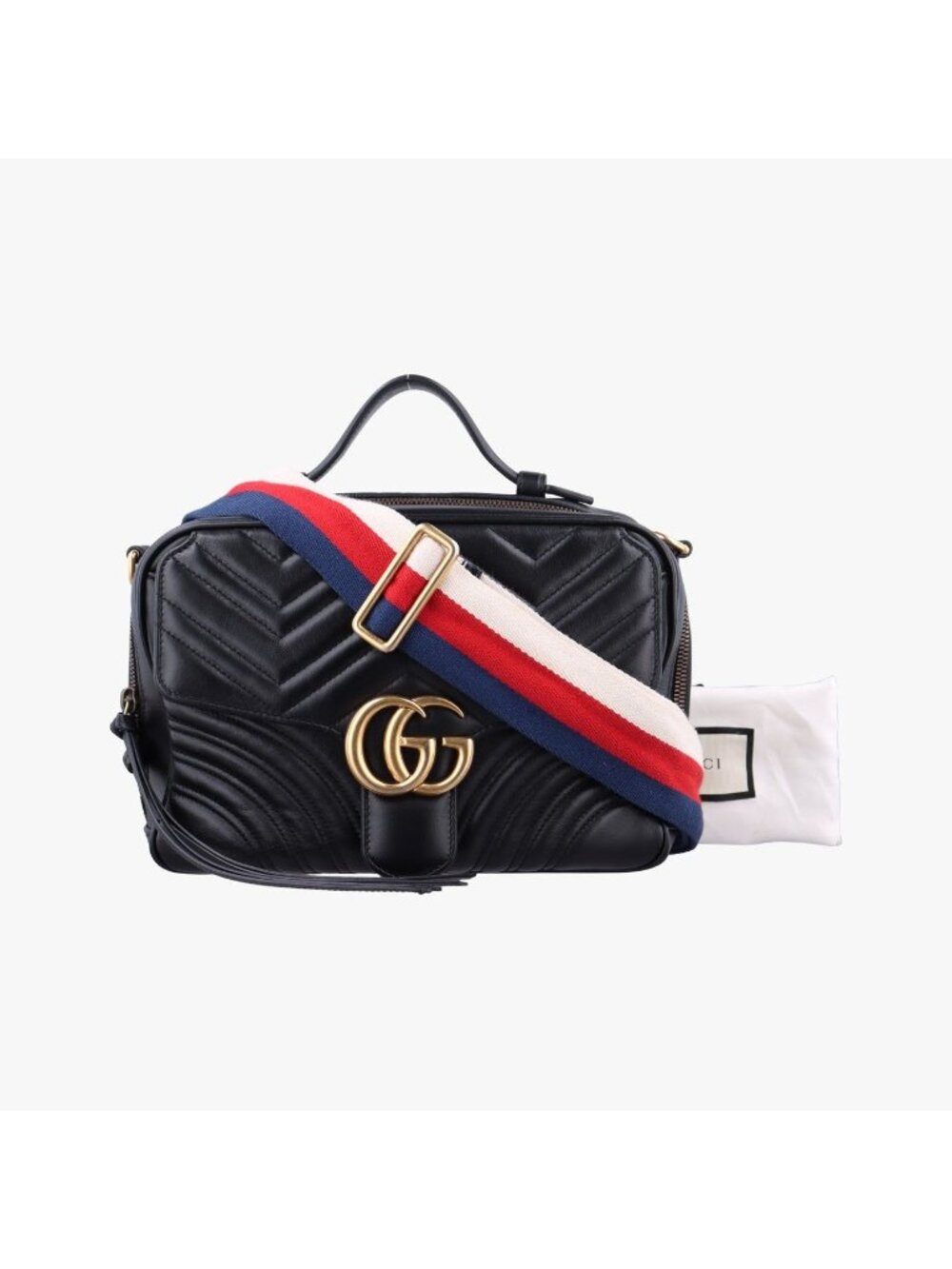 Gucci GG Marmont Black Leather